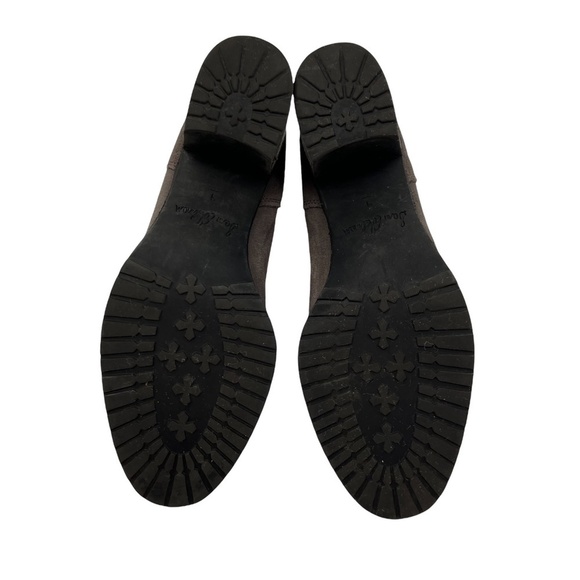 Sam Edelman Women's Gray Suede Block Heel Chelsea Boots Size 9 - Picture 6 of 7